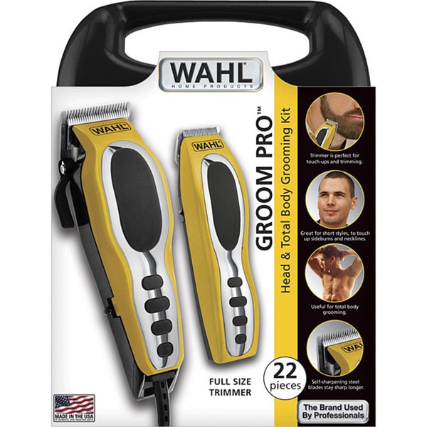 Wahl Groom Pro Sport 22-piece Head And Body Grooming Kit - Free ...