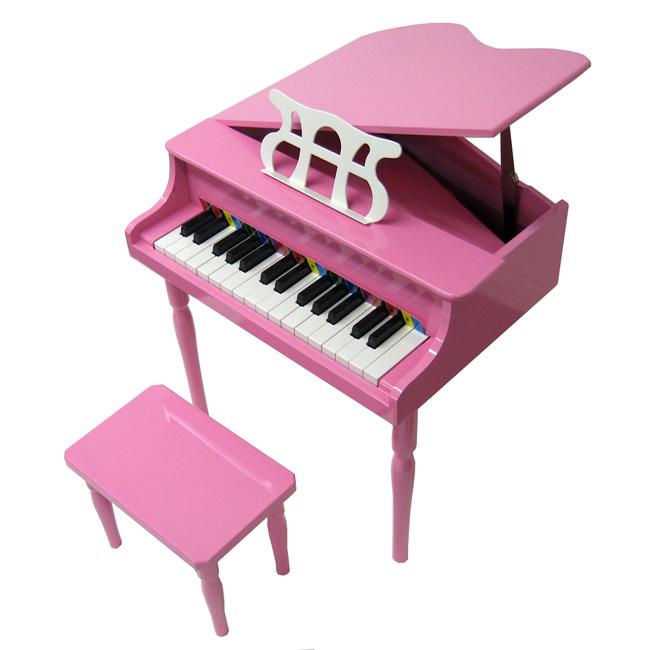 Shop Child's Pink Baby Grand Piano - Free Shipping Today - Overstock ...