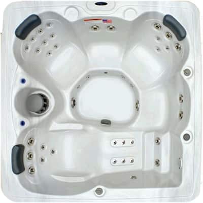 Home and Garden 5-person 51-jet Spa with Stainless Jets and Ozone - 80"x80"x34"