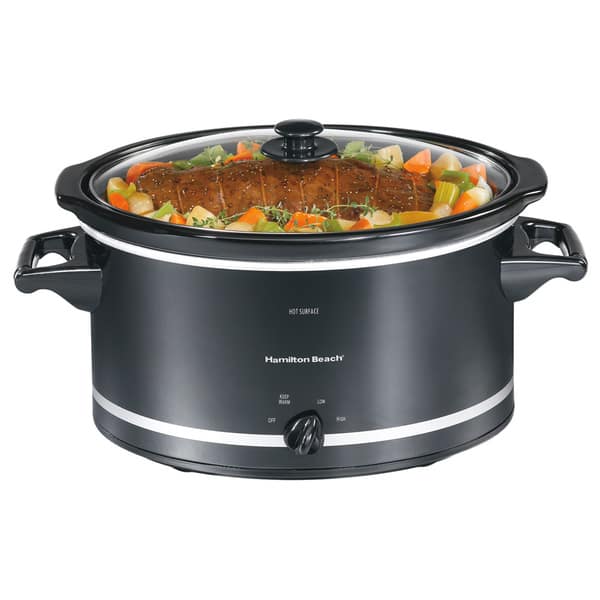Hamilton Beach Black 8 Quart Slow Cooker Bed Bath & Beyond 5185553