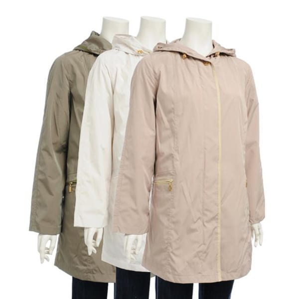 Shop Women's Hooded Zip-front Jacket - Free Shipping Today - Overstock ...