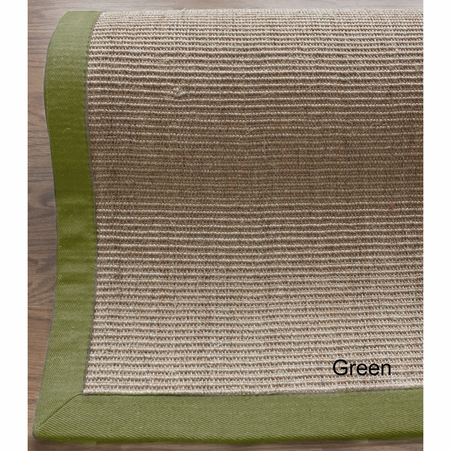 Nuloom Handmade Alexa Eco Natural Fiber Cotton Border Sisal Rug (5 X 8)