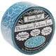preview thumbnail 2 of 0, Decorative Teal Daisy 25 Yard Roll Packing Tape