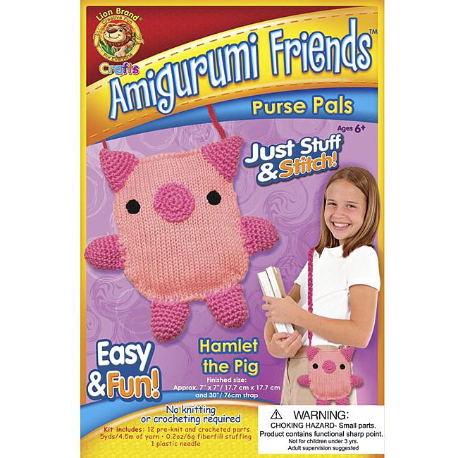 Amigurumi Friends Hamlet The Pig Purse Pals Kit