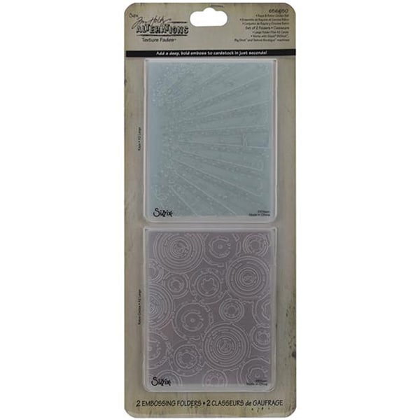 Ellison Sizzix Texture Embossing Folders Free Shipping On Orders Over