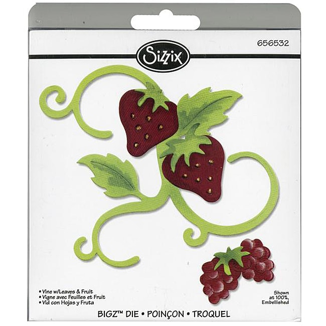 Sizzix Vine With Leaves   Fruit Bigz Die