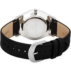 Akribos XXIV Women's Diamond Black Brilliance Swiss Quartz Strap Watch