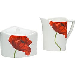 slide 1 of 1, Summer Sun Sugar bowl/Creamer Set