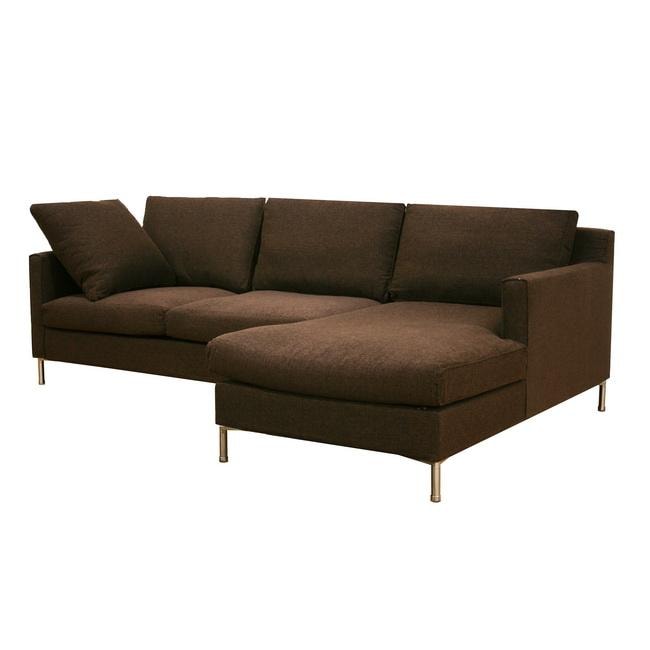 Palmyra Twill Fabric Steel Sectional Sofa