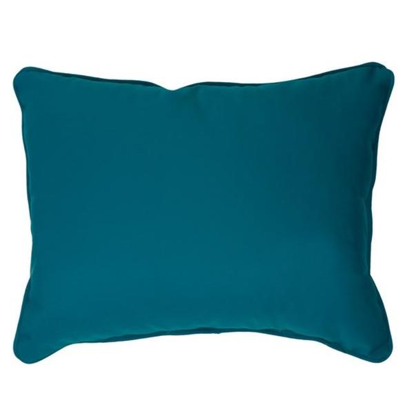Shop Black Friday Deals On Canvas Teal Corded Indoor Outdoor Pillows In Sunbrella Fabric Set Of 2 Overstock 5190270