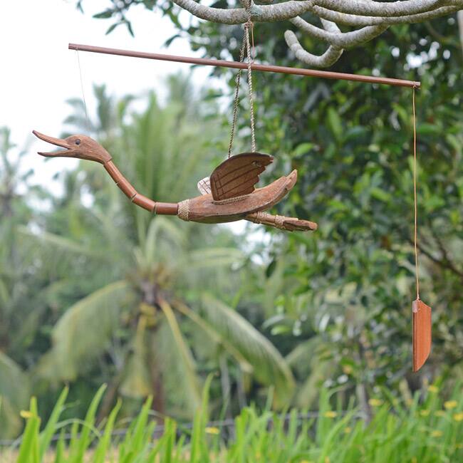 Handmade Bamboo and Coconut Duck Mobile (Indonesia)
