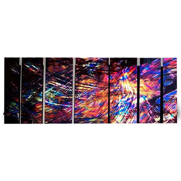 Ash Carl Come 7 panel Abstract Metal Wall Art