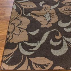 nuLOOM Abbey Collection Gladstone Modern Brown Rug (6'6 x 9'4) Nuloom 7x9   10x14 Rugs