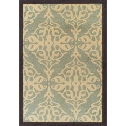 nuLOOM Abbey Collection Sherborne Modern Blue Rug (6'6 x 9'4). Opens flyout.
