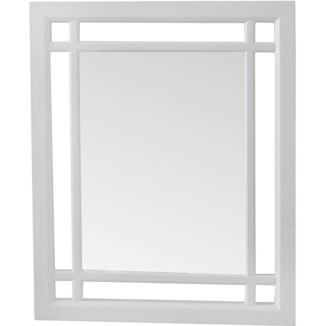 Stripe Wood Wall Mirror