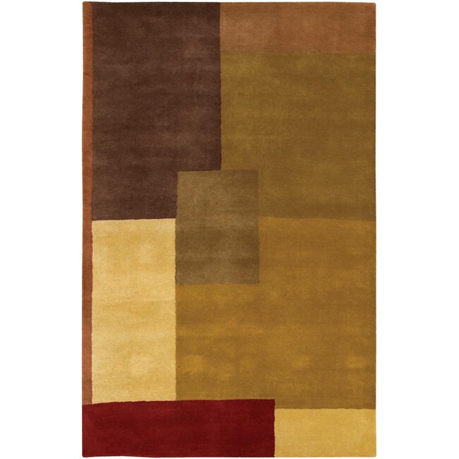 Hand tufted Mandara Multicolored New Zealand Indoor Wool Rug (5 X 76)