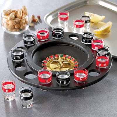 Game Night Shot Glass Large Roulette Set