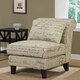 Signature Tan Linen Slipper Chair - Thumbnail 0
