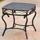 International Caravan Valencia Resin Wicker Outdoor Side Table - Thumbnail 2