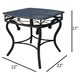 International Caravan Valencia Resin Wicker Outdoor Side Table - Thumbnail 6