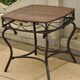 International Caravan Valencia Resin Wicker Outdoor Side Table - Thumbnail 1
