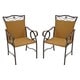 preview thumbnail 6 of 5, Valencia Resin Wicker/ Steel Dining Chairs (Set of 2)
