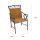 preview thumbnail 7 of 5, Valencia Resin Wicker/ Steel Dining Chairs (Set of 2)