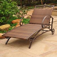 International Caravan Valencia Resin Wicker Multi-Position Chaise