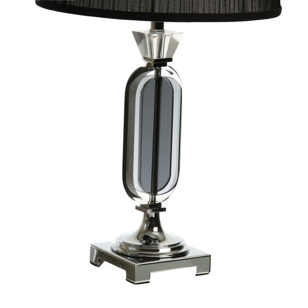 Denmark Crystal 3 way Black/ Chrome Table Lamp Table Lamps
