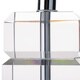 preview thumbnail 7 of 6, Squared Block 3-way Crystal and Chrome Table Lamp