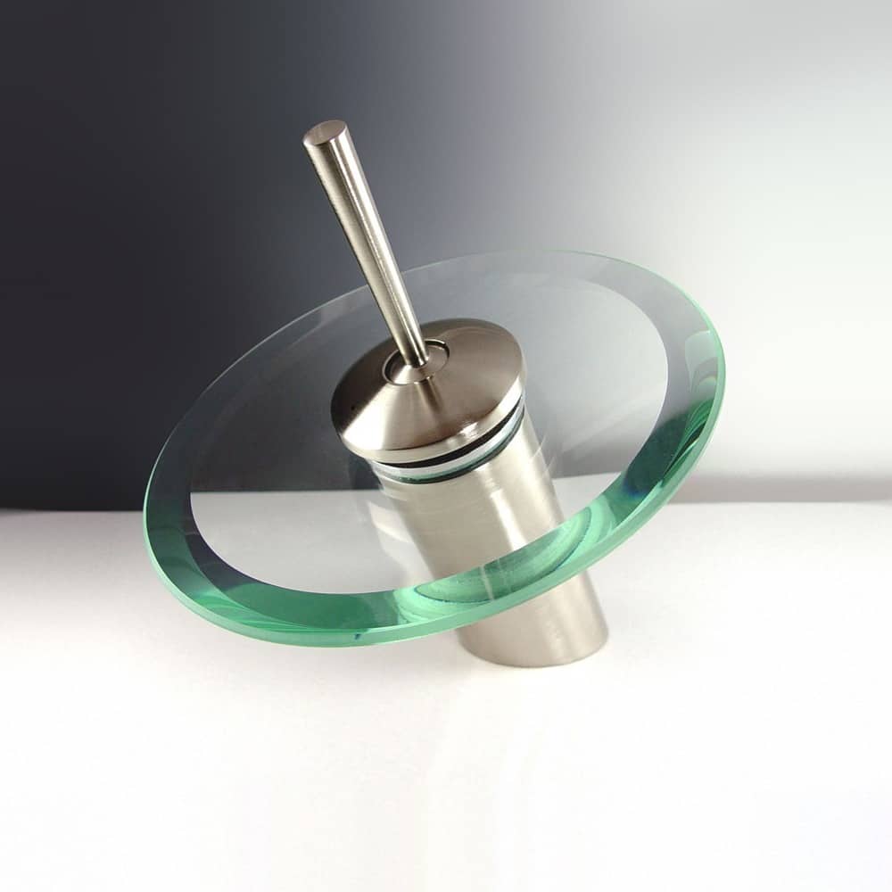 Fresca Cascata Waterfall Brushed Nickel Bathroom Faucet