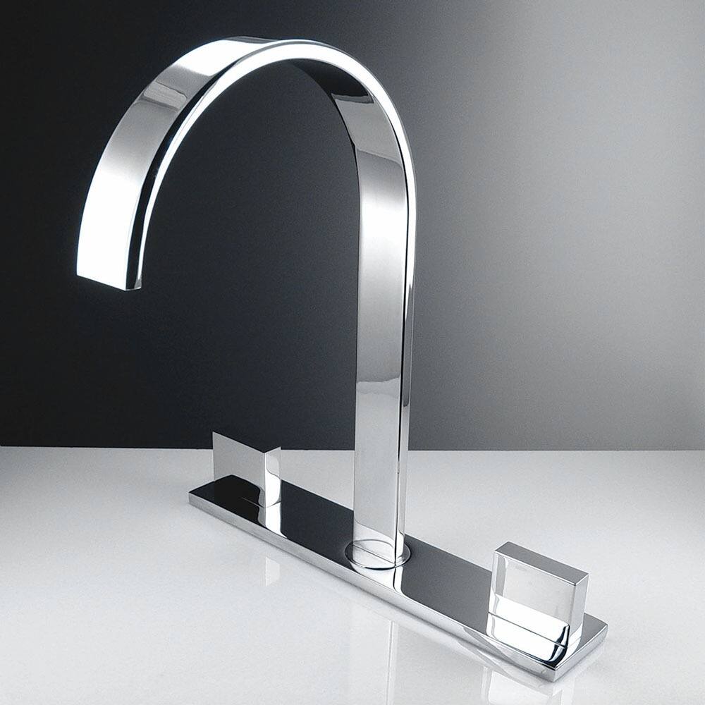 Fresca Sesia Wideset Mount Chrome Bathroom Faucet