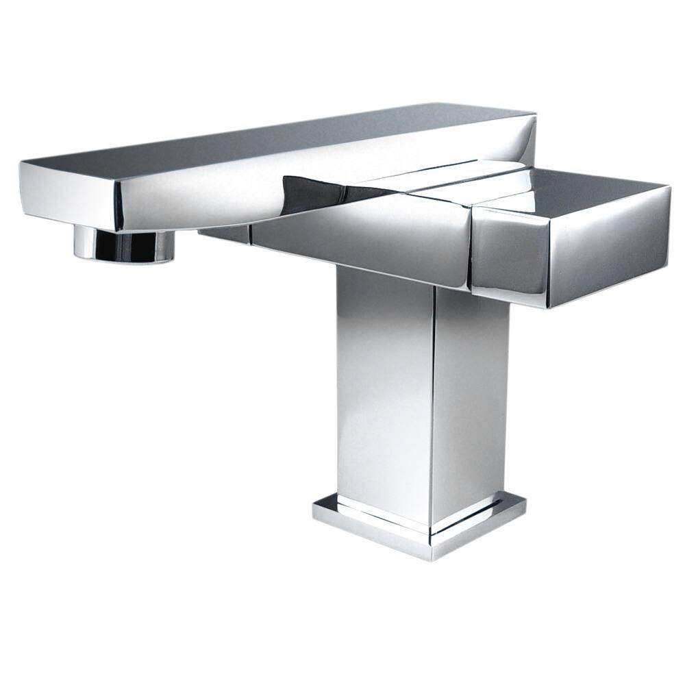 Fresca Orba Single Hole Mount Chrome Bathroom Faucet