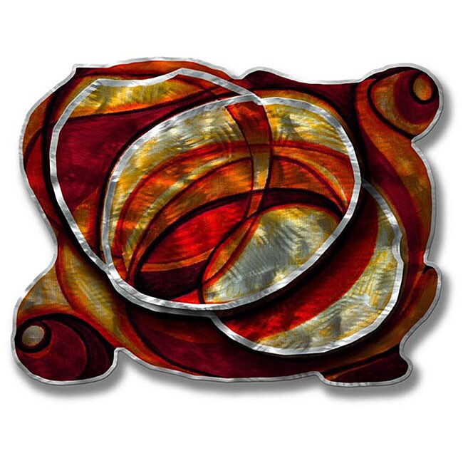 Shop Ash Carl 'Enkindling Hearth' Metal Wall Art On Sale Free