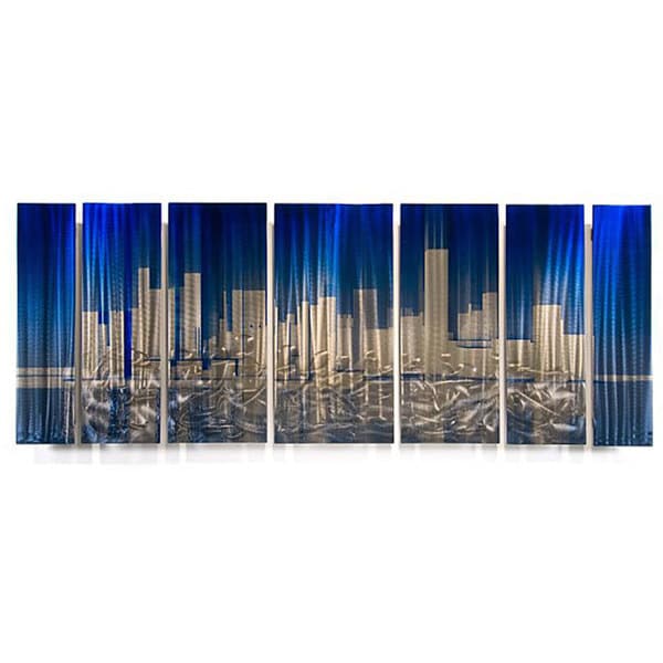 Shop Ash Carl Cityscape  Metal Wall Art  On Sale Free 