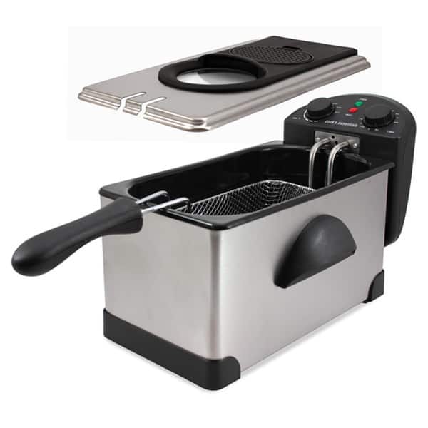 Cooks Essentials K23546 Heavy-duty 3.7-quart Deep Fryer (Refurbished) - Bed  Bath & Beyond - 5213143