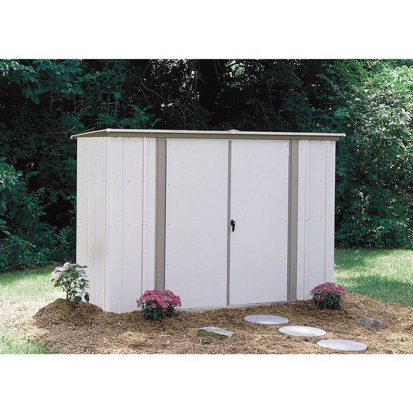 Arrow GS83-C Galvanized Steel Garden Shed (8' x 3')