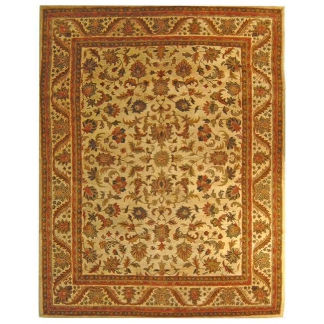 Safavieh Handmade Heritage Ivory Wool Rug - 7'6 x 9'6