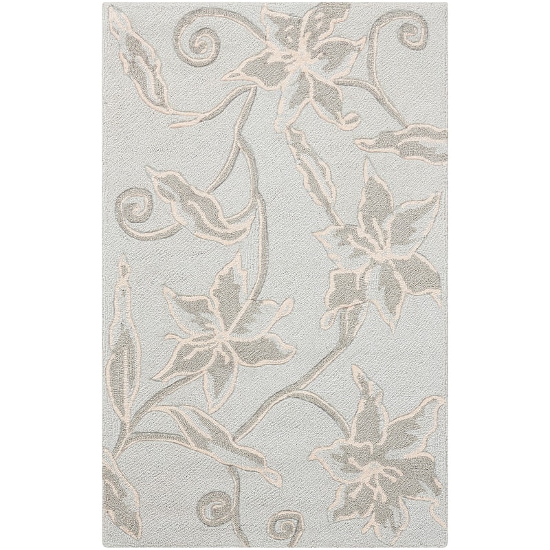 Nourison Fantasy FA01 Area Rug - 2' 6" x 4' - Aqua - Runner/Rectangle