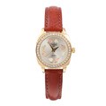 Black Hills Ladies' Gold Leather Strap Watch
