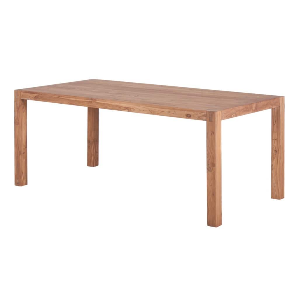 Handmade Reclaimed Teak Wood Simple Dining Table (India)