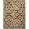 Safavieh Hand-hooked Chelsea Brown/ Blue Wool Rug - 7'9 x 9'9