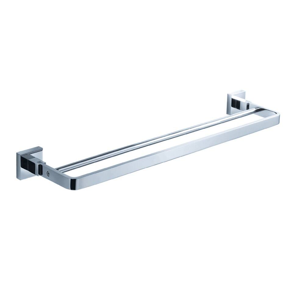 Fresca Glorioso 20-inch Double Towel Bar - Platinum/Chrome