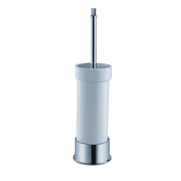 chrome toilet brush holder