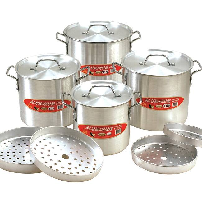 Cook N Home Aluminium 12-piece Tamale Steamer Set