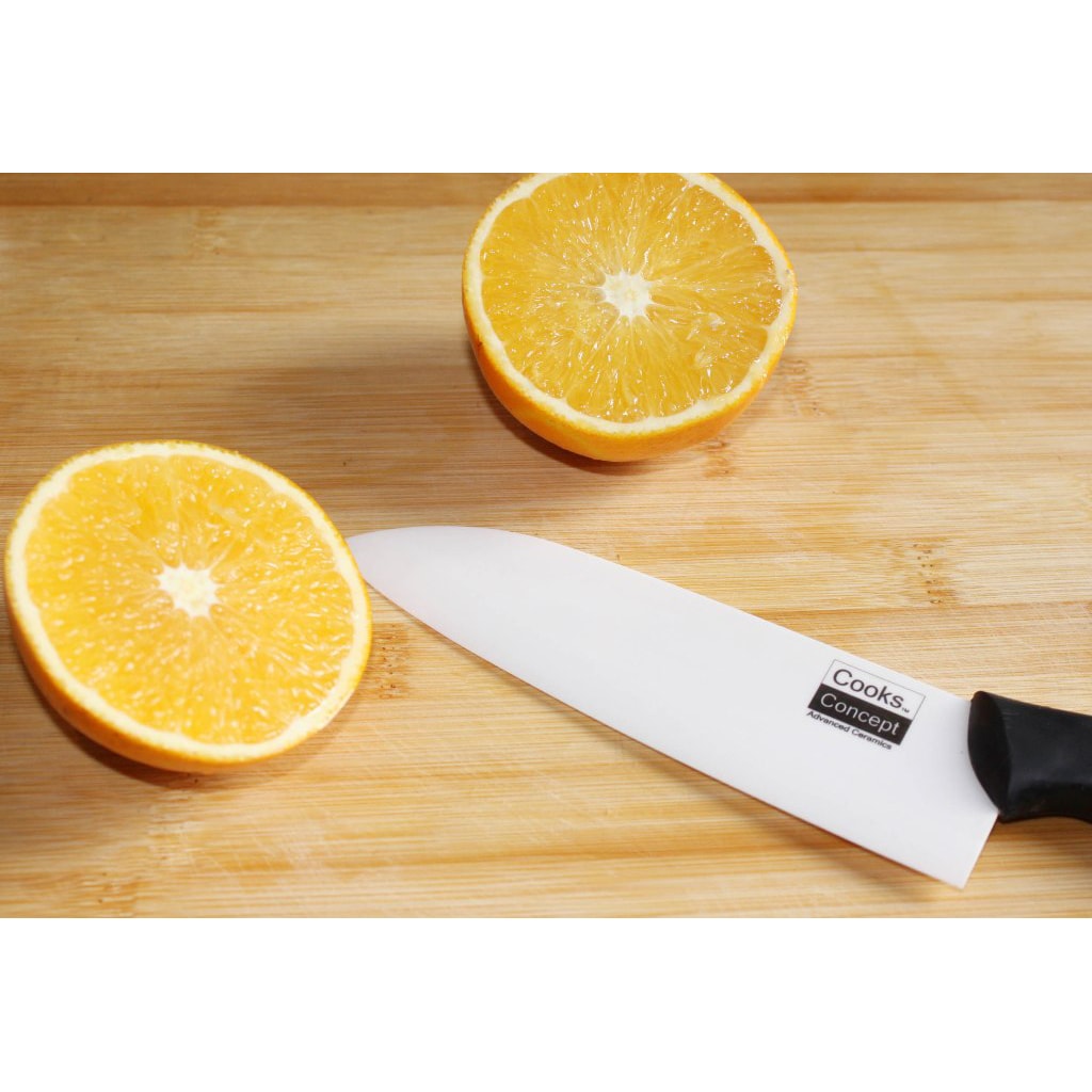 Cooks Concept 3-piece Ceramic Santoku Paring Knife and Peeler Set - Bed  Bath & Beyond - 5222871