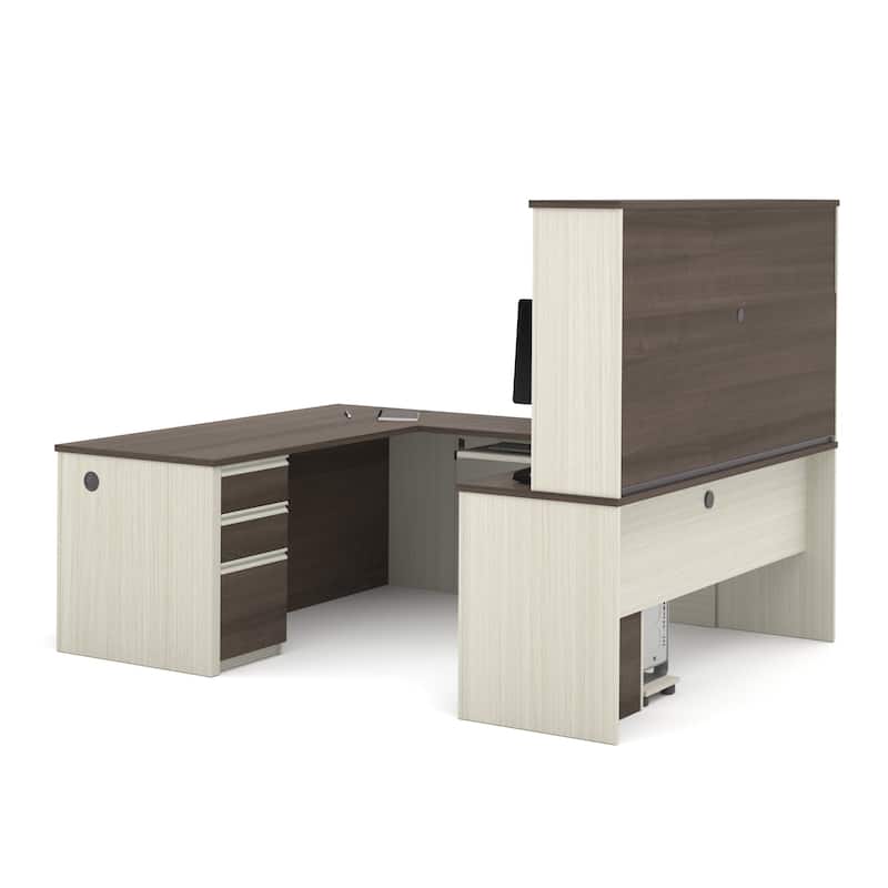 Bestar Prestige Commercial Grade U-shaped 6-drawer Office Desk