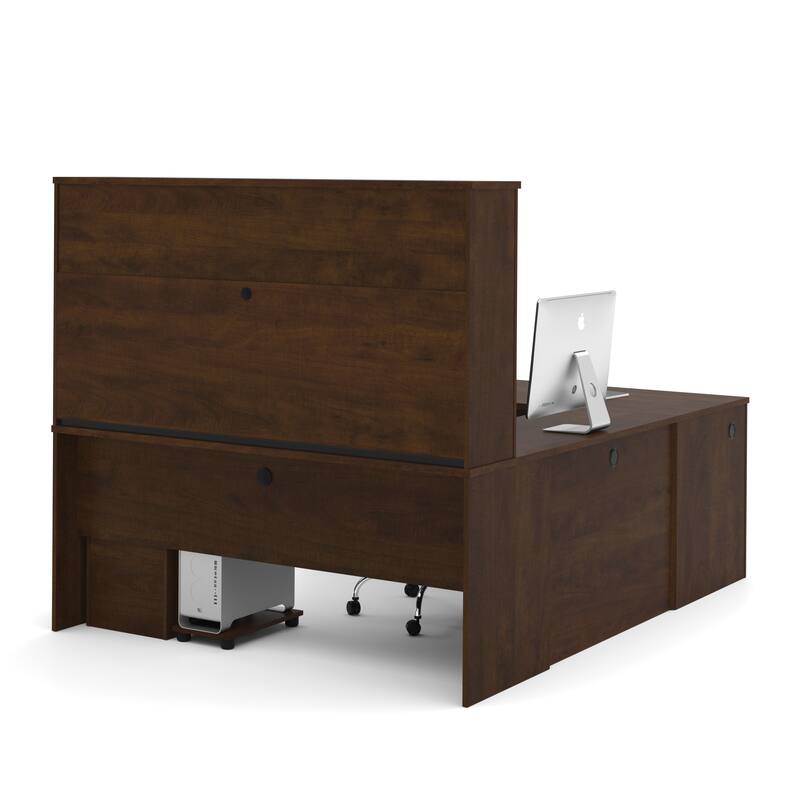 Bestar Prestige Commercial Grade U-shaped 6-drawer Office Desk