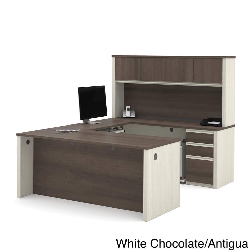 Bestar Prestige Commercial Grade U-shaped 6-drawer Office Desk