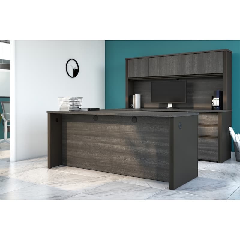 Bestar Prestige Commercial Grade U-shaped 6-drawer Office Desk